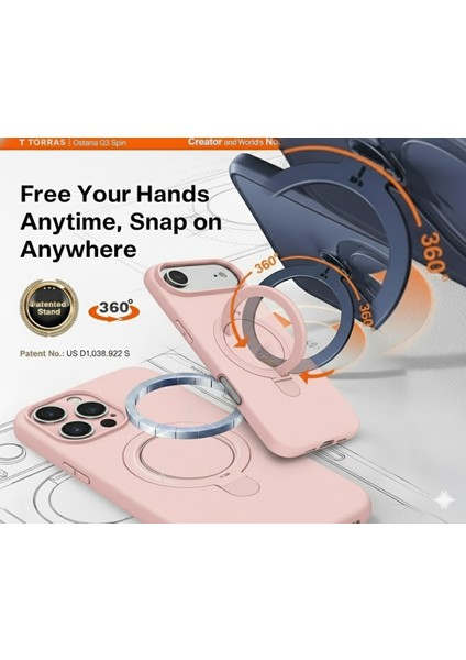 Iphone 17 Air Uyumlu Kılıf Magsafe Şarj Destekli Açılır Standlı Çizilmez Yumuşak Kapak fiyatları