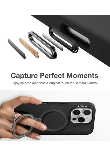 Iphone 17 Pro Max Uyumlu Kılıf Magsafe Şarj Destekli Açılır Standlı Çizilmez Yumuşak Mat Kapak modelleri