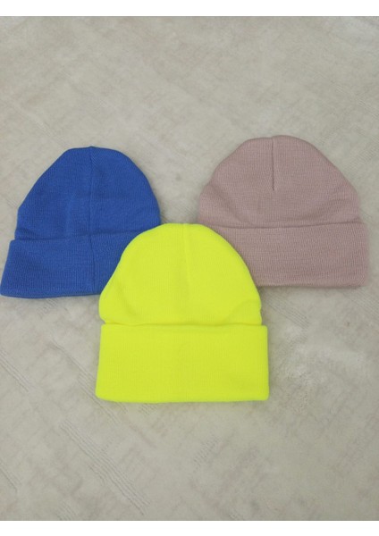 Ünisex Katlamalı Bere