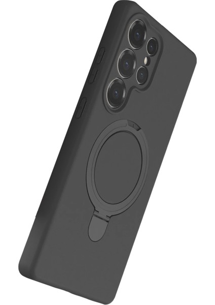 Samsung Galaxy S23 Ultra Kılıf Magsafe Şarj Destekli Açılır Standlı Çizilmez Yumuşak Kapak modelleri