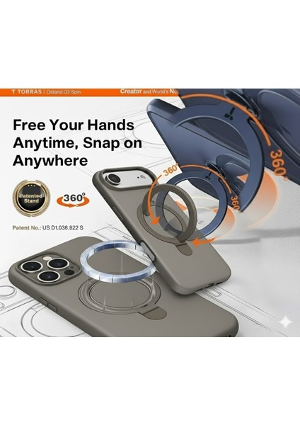 Iphone 17 Air Uyumlu Kılıf Magsafe Şarj Destekli Açılır Standlı Çizilmez Yumuşak Kapak fiyatları