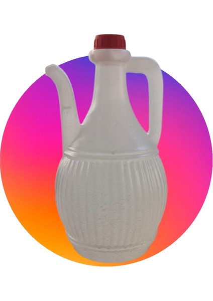 Plastik Su Ibriği Kapaklı Ibrik 3 Lt