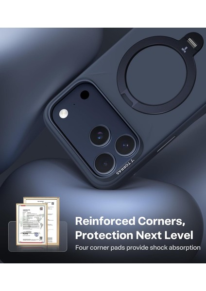 Iphone 17 Pro Uyumlu Kılıf Magsafe Şarj Destekli Açılır Standlı Çizilmez Yumuşak Mat Kapak fırsatları