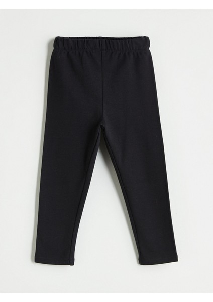 Yeni Sezon Beli Lastikli Basic Kız Bebek Tayt