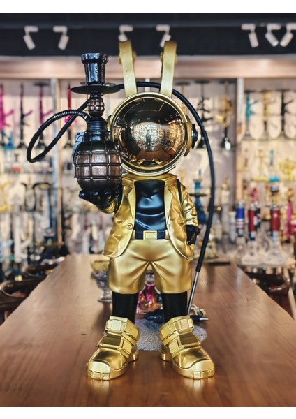 Astronot Nargile Dekoru