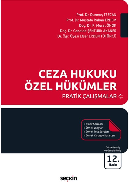 Ceza Hukuku Özel Hükümler Pratik Çalışmalar