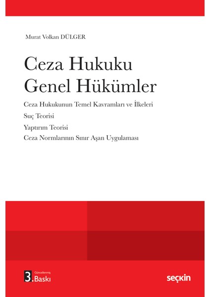 Ceza Hukuku Genel Hükümler