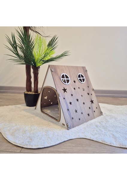 Qpr Desıgn Orta Boy Ahşap Tavşan Kulübesi, Kapalı Alan Tavşan Kulübesi (Medium Size) fiyatları