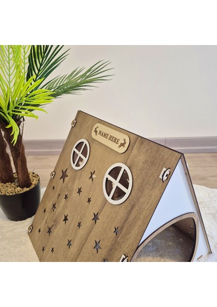 Qpr Desıgn Orta Boy Ahşap Tavşan Kulübesi, Kapalı Alan Tavşan Kulübesi (Medium Size) fırsatları