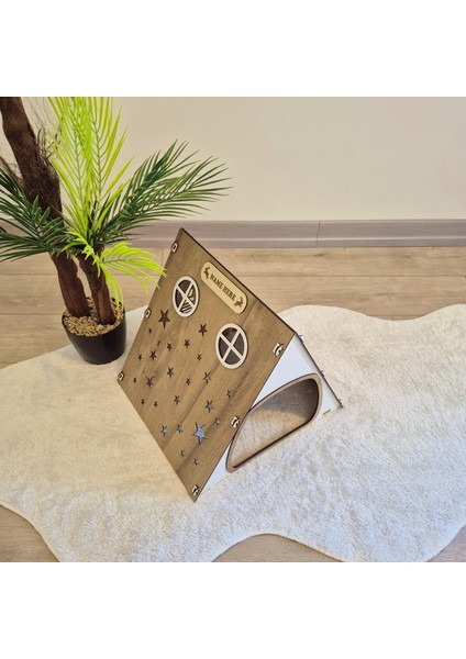 Qpr Desıgn Orta Boy Ahşap Tavşan Kulübesi, Kapalı Alan Tavşan Kulübesi (Medium Size)