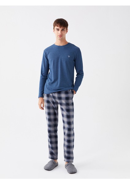 Yeni Sezon Standart Kalıp Ekose Polar Pijama Alt fiyatları
