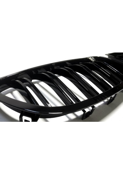Bmw 5 Serisi F10 F11 M5 Tip Böbrek Panjur Seti Çift Çıta Siyah modelleri
