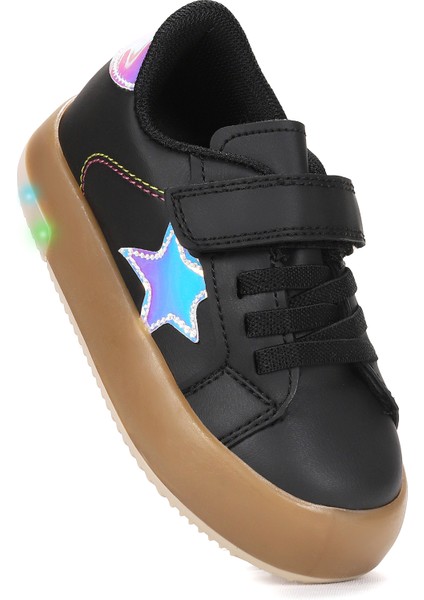 Rena Günlük Cırtlı Işıklı Kız Bebek Spor Ayakkabı