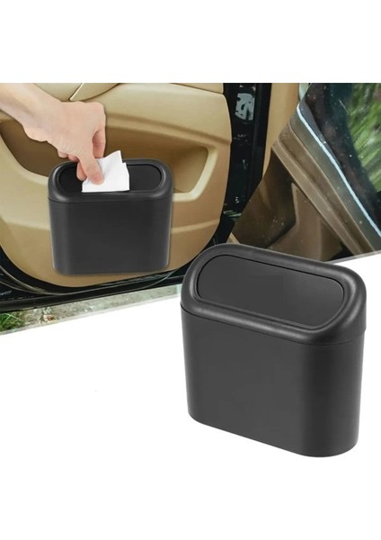 Araba Çöp Kutusu Kapaklı Organizer Siyah (5263) modelleri
