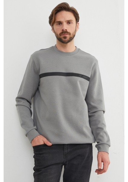 You`re Stronger Baskılı Bisiklet Yaka Sweatshirt modelleri