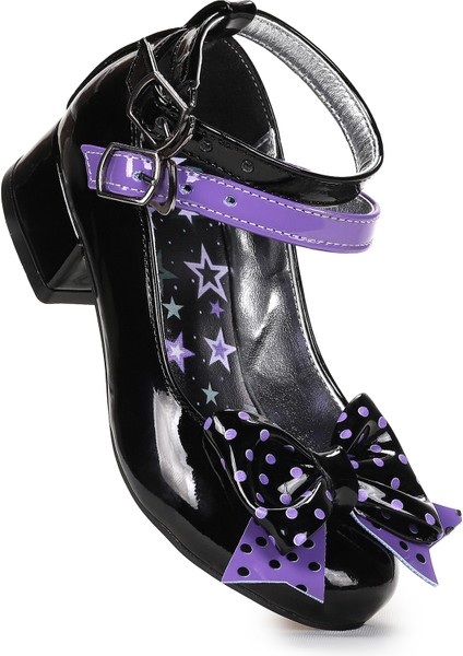 Star Fiyonklu Kız Çocuk Topuklu Abiye Ayakkabı