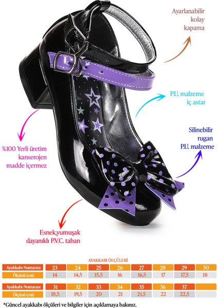 Star Fiyonklu Kız Çocuk Topuklu Abiye Ayakkabı fiyatları