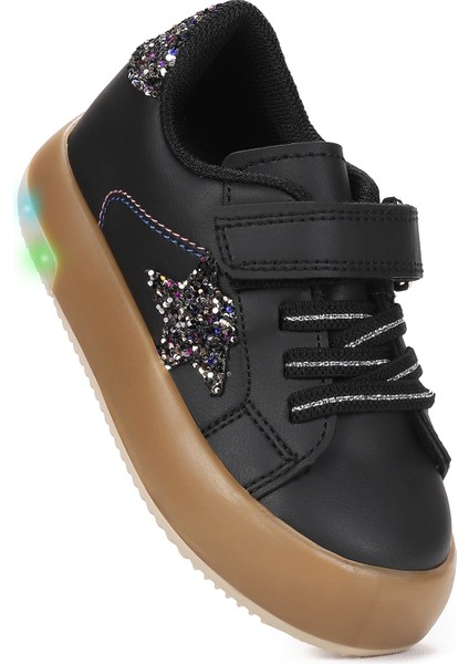 Rena Günlük Cırtlı Işıklı Kız Bebek Spor Ayakkabı