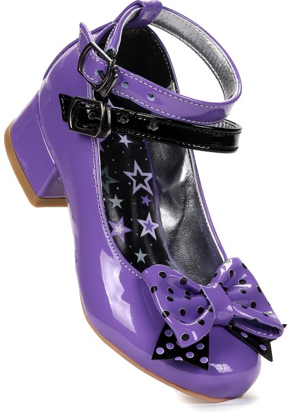 Star Fiyonklu Kız Çocuk Topuklu Abiye Ayakkabı