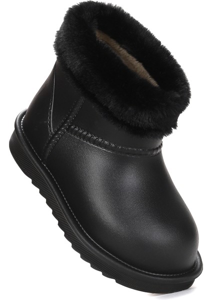 Geta Su Geçirmez İçi Kürklü Kız Çocuk Eva Yağmur Kar Çizme