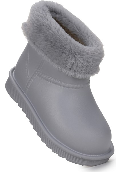 Geta Su Geçirmez İçi Kürklü Kız Çocuk Eva Yağmur Kar Çizme