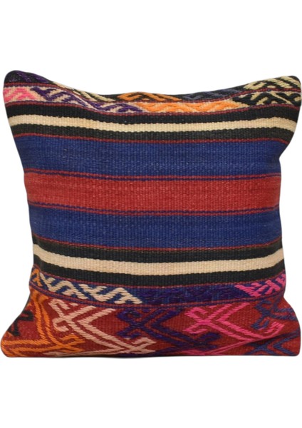El Dokuma Kilim Kırlent Yastık Kılıfı 0175 - Yeni - Çok Renkli fiyatları