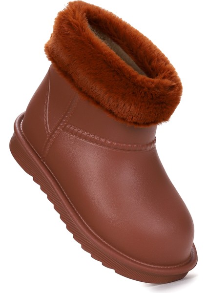 Geta Su Geçirmez İçi Kürklü Kız Çocuk Eva Yağmur Kar Çizme