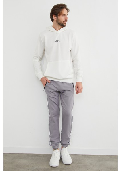 Yazı Baskılı Kapüşonlu Sweatshirt fırsatları