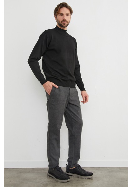 Beli Bağcıklı Lastikli Cepli Pantolon