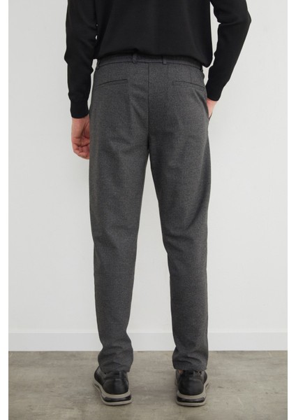 Beli Bağcıklı Lastikli Cepli Pantolon