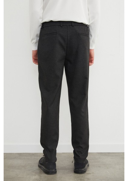 Beli Bağcıklı Lastikli Cepli Pantolon