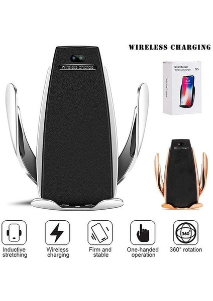 Sensörlü Wireless Şarjlı Telefon Tutacağı fiyatları
