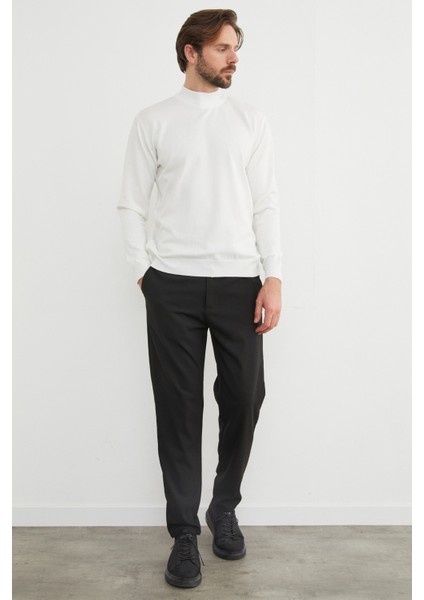 Beli Lastikli Bağcıklı Kumaş Pantolon