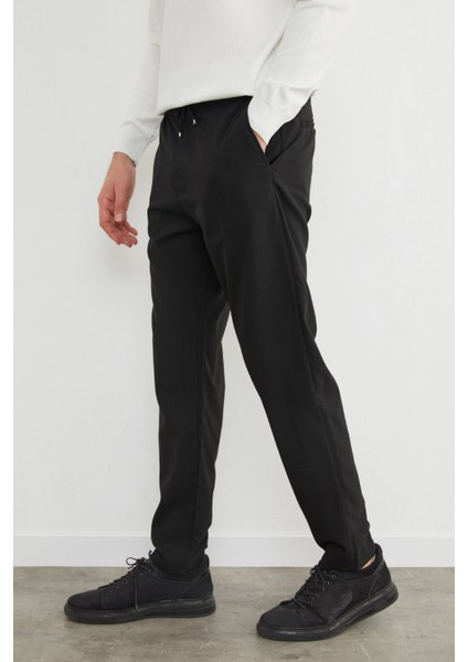 Beli Lastikli Bağcıklı Kumaş Pantolon indirimleri