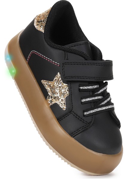 Rena Günlük Cırtlı Işıklı Kız Bebek Spor Ayakkabı