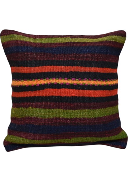 El Dokuma Kilim Kırlent Yastık Kılıfı 0182 - Yeni - Çok Renkli fiyatları