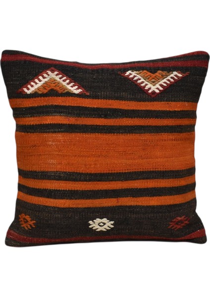 El Dokuma Kilim Kırlent Yastık Kılıfı 0198 - Yeni - Çok Renkli