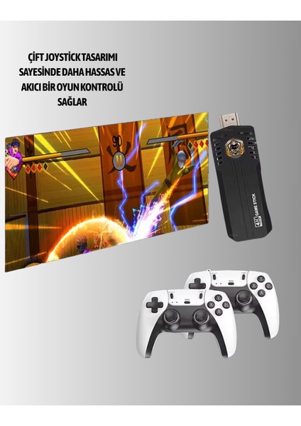 Kablosuz Retro Oyun Konsolu – Geniş Oyun Kütüphanesi ve Hd Görüntü ile Sonsuz Eğlence modelleri