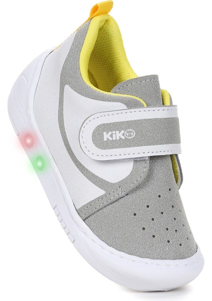 Kugan Cırtlı Işıklı Erkek Bebek Yürüyüş Spor Ayakkabı