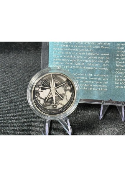 Darphane T625 Gökbey – Savunma Sanayi Serisi No: 1 Gümüş Sikke indirimleri