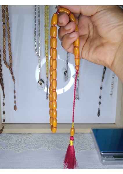 Saray Püsküllü Büyük Boy Sıkma Kehribar fiyatları