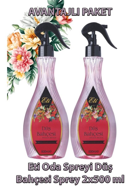 Eti Oda Spreyi Düş Bahçesi Sprey 500 ml 2 Adet