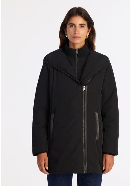 Regular Kapüşonlu Yaka Uzun Kol Pardösü fiyatları