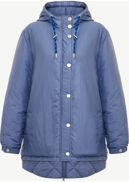 Geniş Kapüşonlu Yaka Uzun Kol Pardösü indirimleri