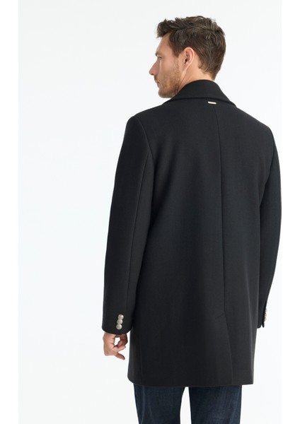 Regular Kırlangıç Yaka Uzun Kol Palto