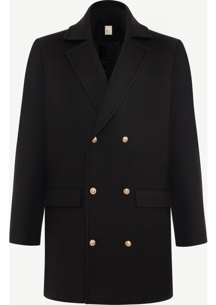 Regular Kırlangıç Yaka Uzun Kol Palto