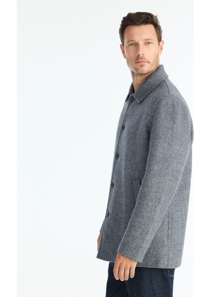 Regular Gömlek Yaka Uzun Kol Palto fırsatları