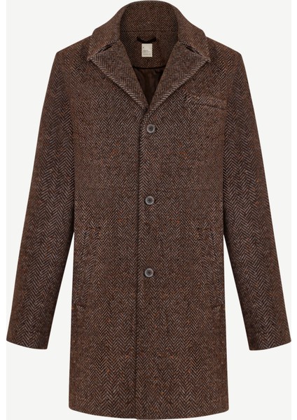 Regular Ceket Yaka Uzun Kol Palto