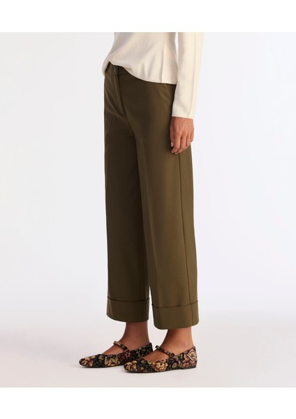 Düz Yüksek Bel Pantolon modelleri