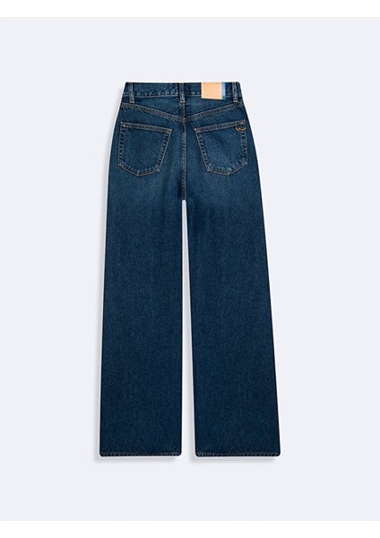 Vıonne H Geniş Paça Yüksek Bel Jean Pantolon fiyatları